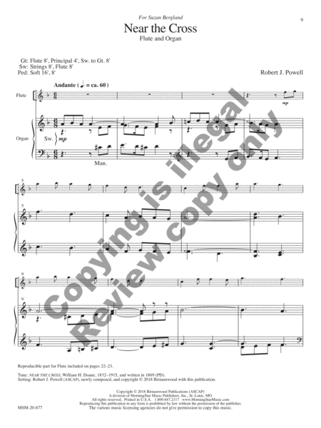 In His Presence: 5 Hymn Arrangements for Flute and Organ image number null