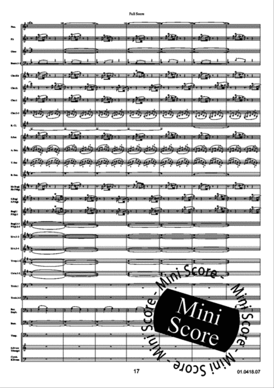 Norma Ouverture Concert Band scores gallery preview page 23