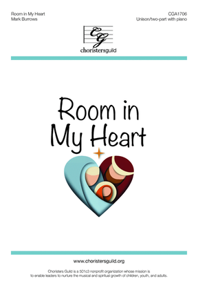 Book cover for Room in My Heart - Unison/two-part