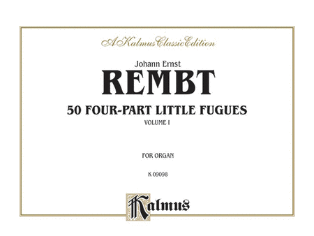 Fifty Four-part Little Fugues, Volume I