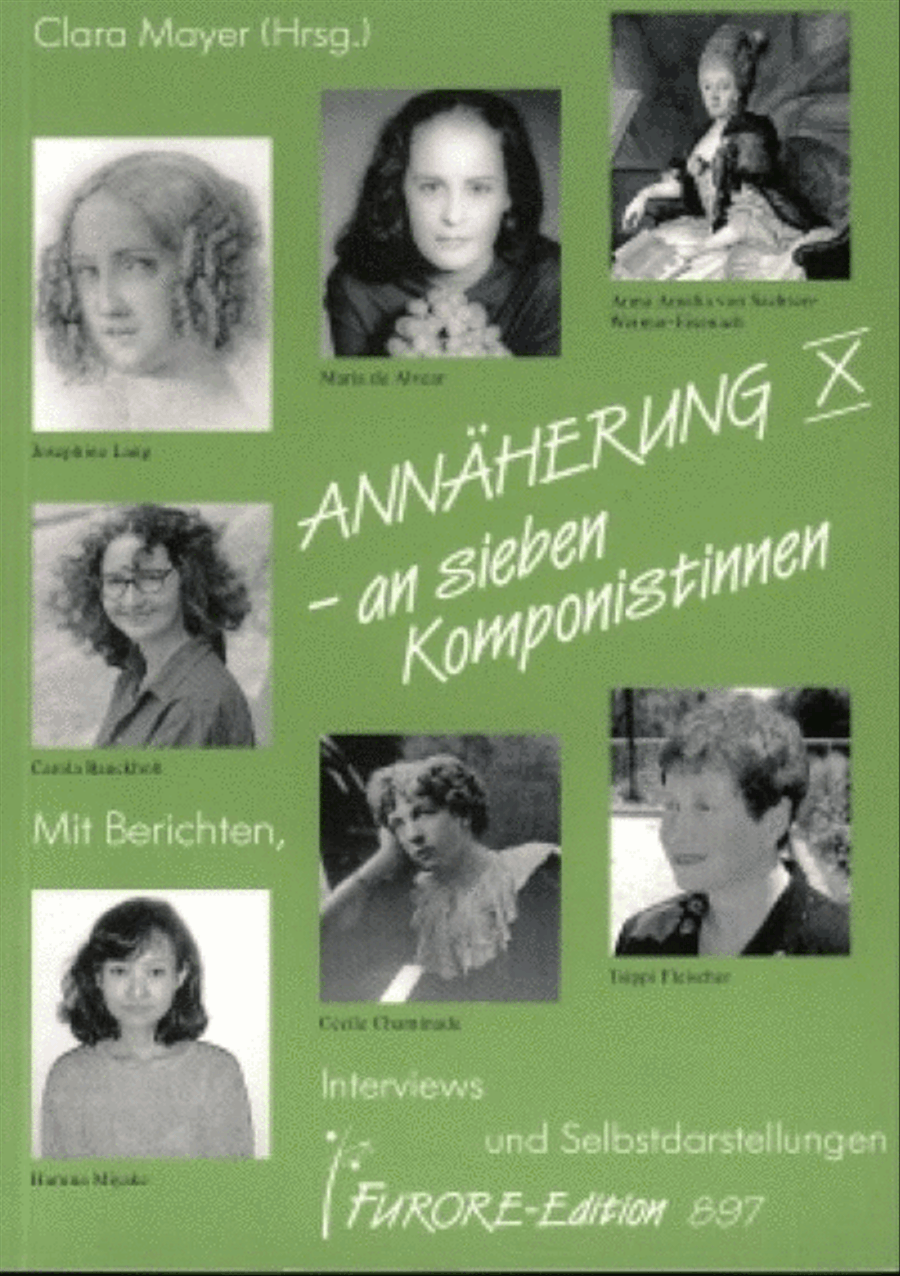 Annaherung X. Josephine Lang, Anna Amalia von Sachsen-Weimar, Carola Bauckholt, Maria de Alvear, Tsippi Fleischer, Haruna Miyake, Cecile Chaminade School and Community scores gallery preview page 1