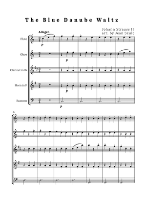 The Blue Danube Waltz - Woodwind Quintet