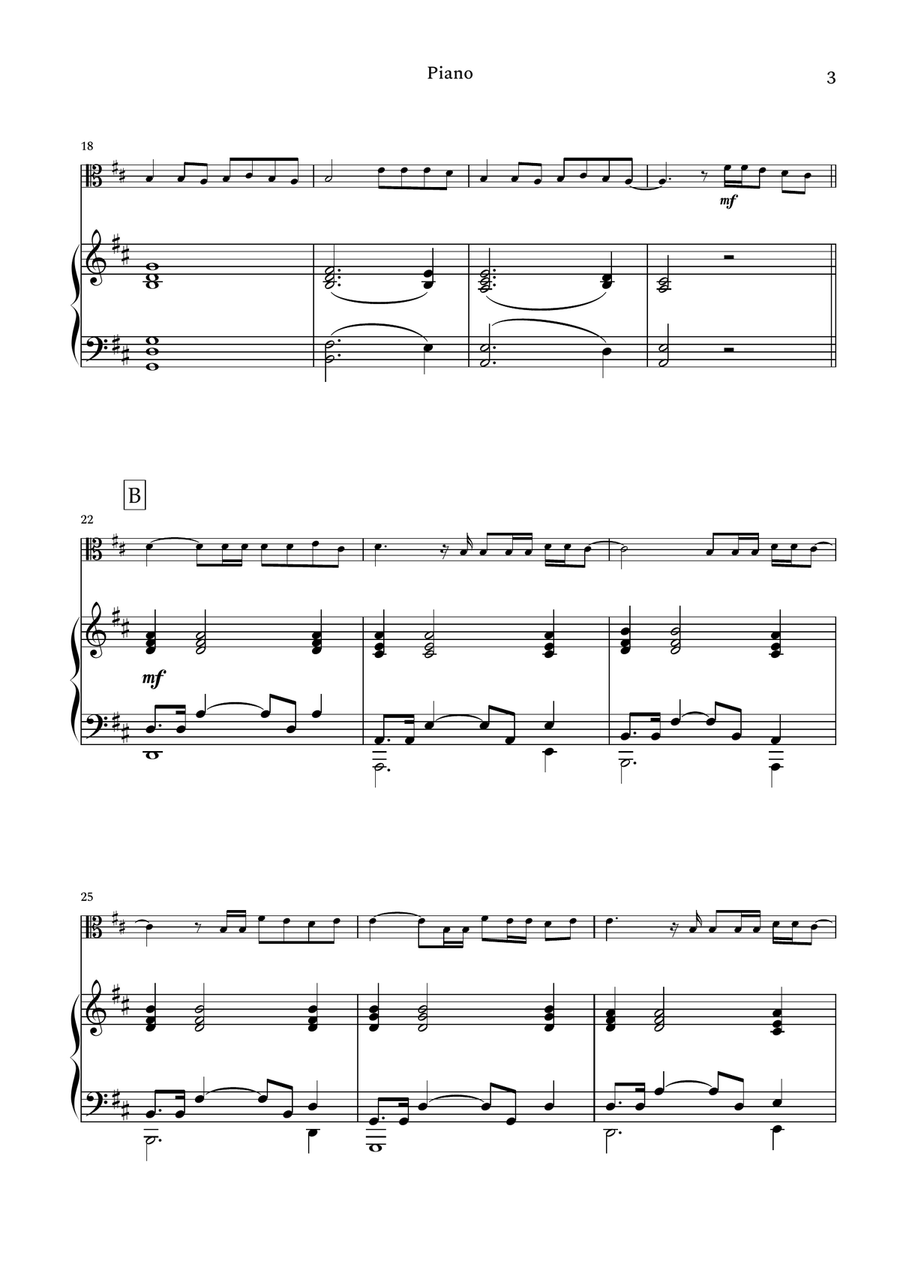 Chlorine Viola scores gallery preview page 3