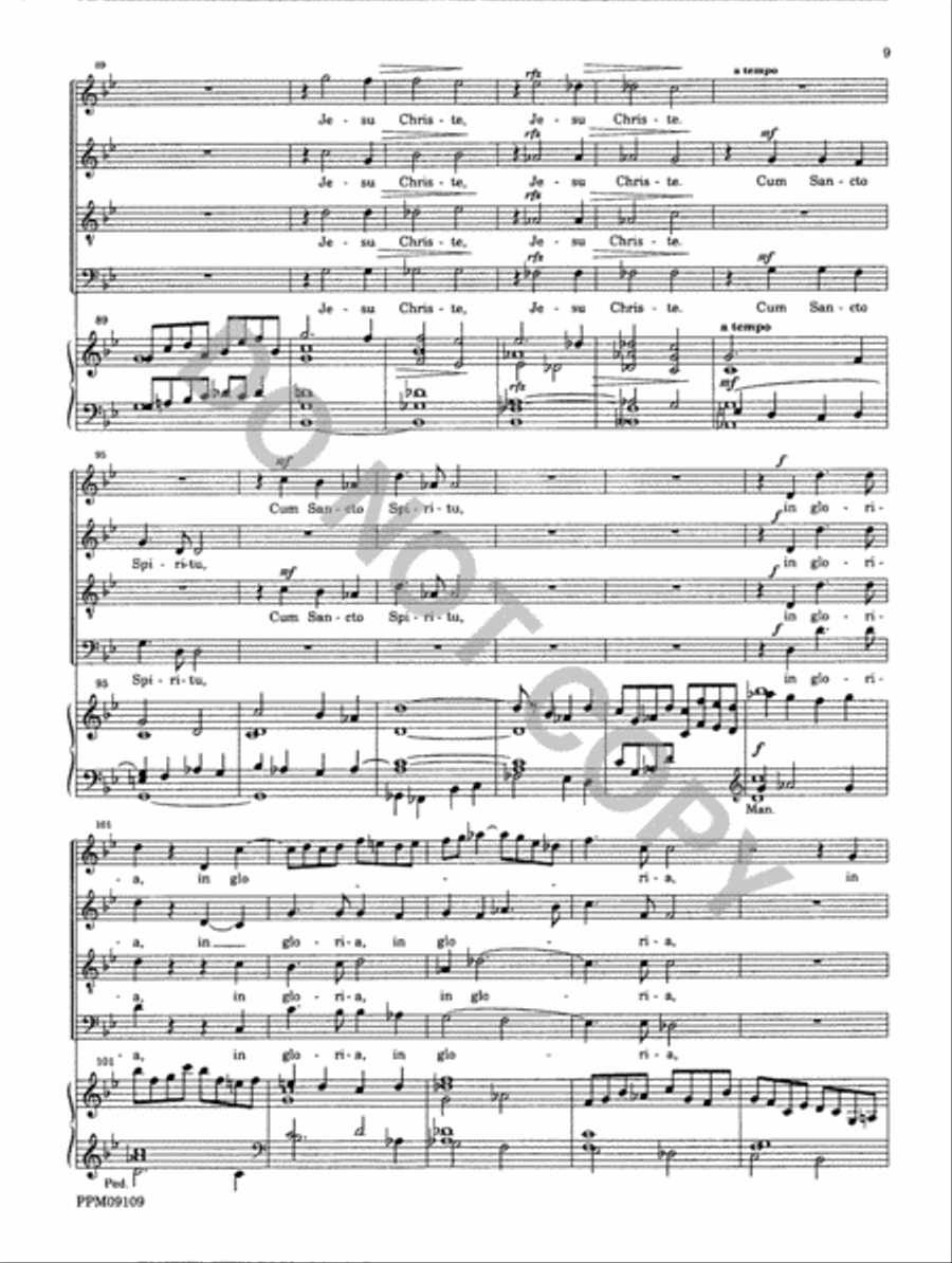 Missa Matris Dei 4-Part scores gallery preview page 10