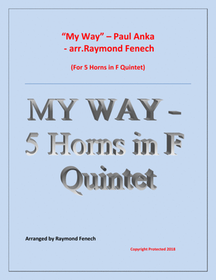 Book cover for My Way