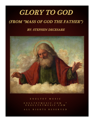 Book cover for Glory To God (from "Mass of God the Father")
