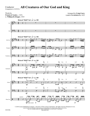 All Creatures of Our God and King - Instrumental Ensemble Score/Parts - Digital