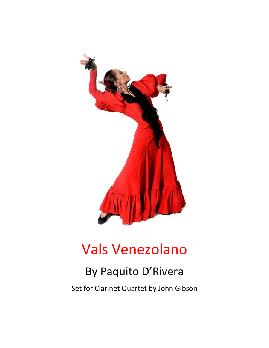 Vals Venezolano Woodwind Quartet scores gallery preview page 1