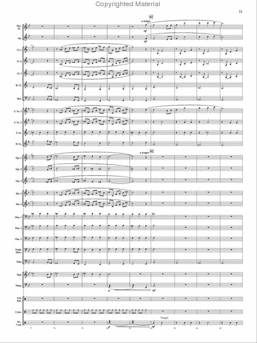 Ouverture Internationale Concert Band scores gallery preview page 12