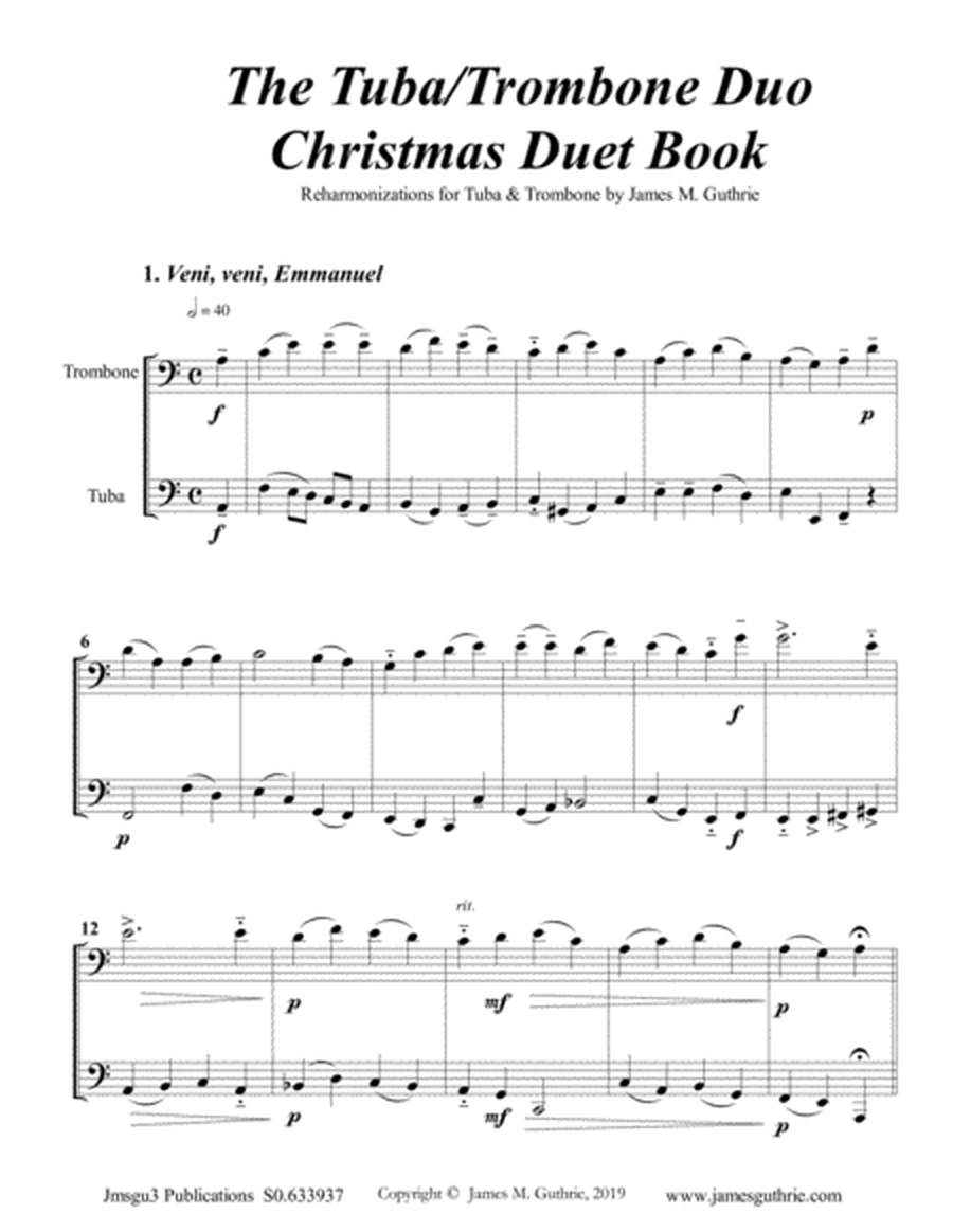 The Tuba & Trombone Christmas Duet Book image number null