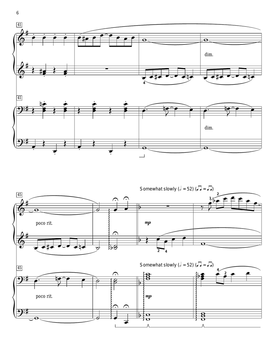 Crescent City Connection Crescent City Connection Piano Duet scores gallery preview page 6