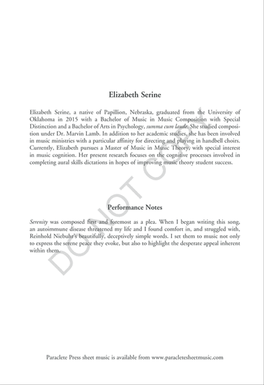 Serenity 4-Part scores gallery preview page 3