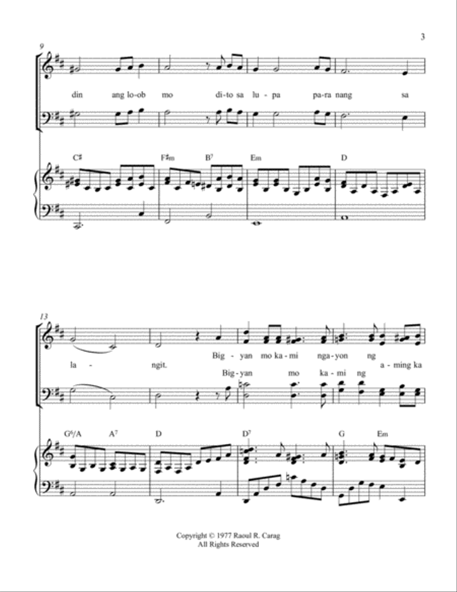 Ama Namin 4-Part scores gallery preview page 3