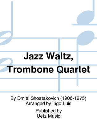 Book cover for Jazz Waltz, Trombone Quartet