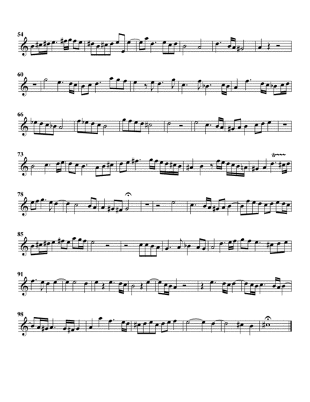 Fugue, K.401 (arrangement for 4 recorders)