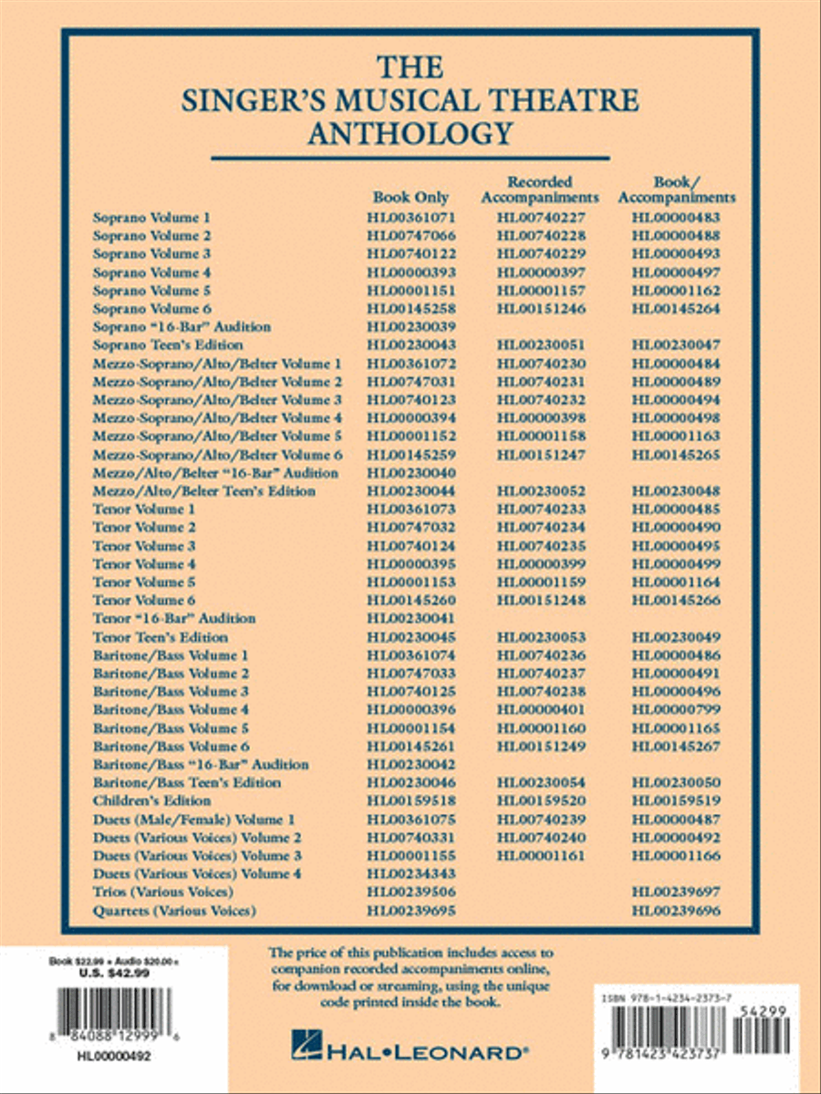 The Singer's Musical Theatre Anthology – Volume 2 Voice scores gallery preview page 9