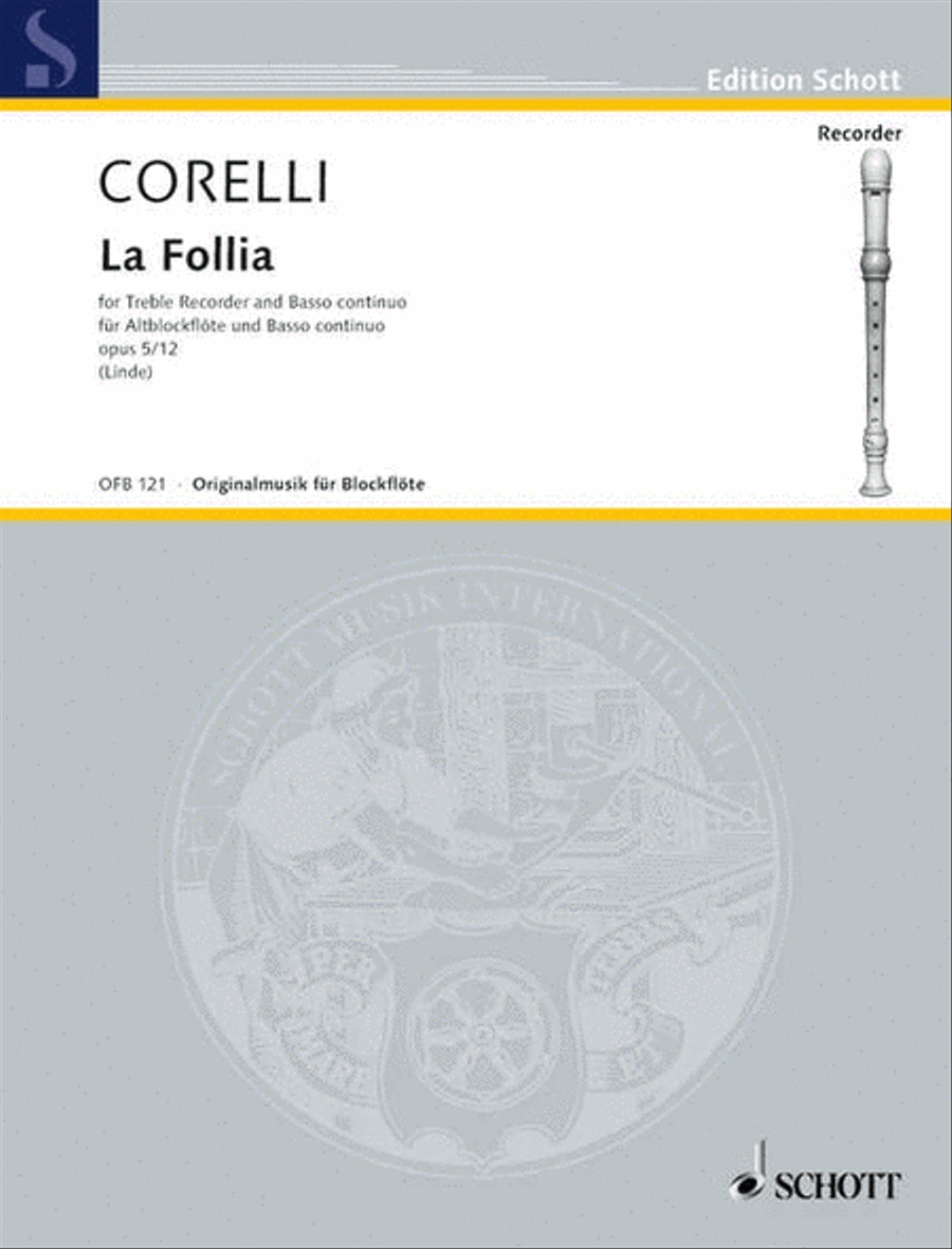 La Follia Alto Recorder scores gallery preview page 1