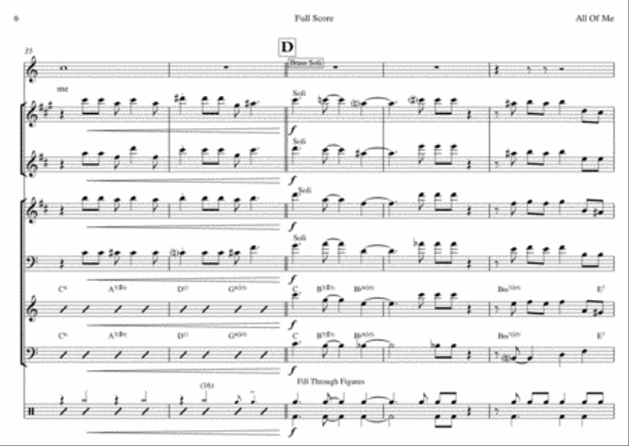 All Of Me Tenor Saxophone scores gallery preview page 6