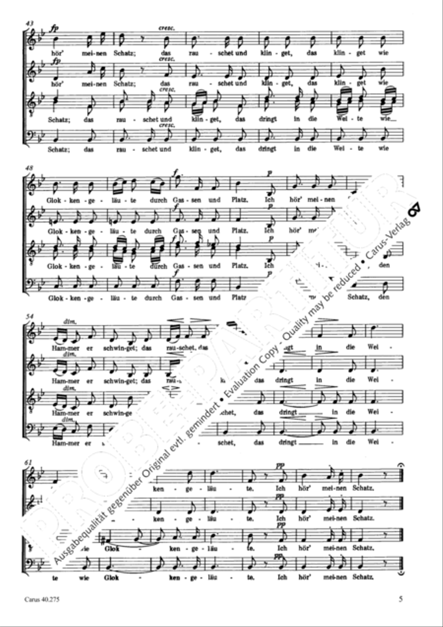 Romanzen und Balladen III op. 145 Choir scores gallery preview page 6