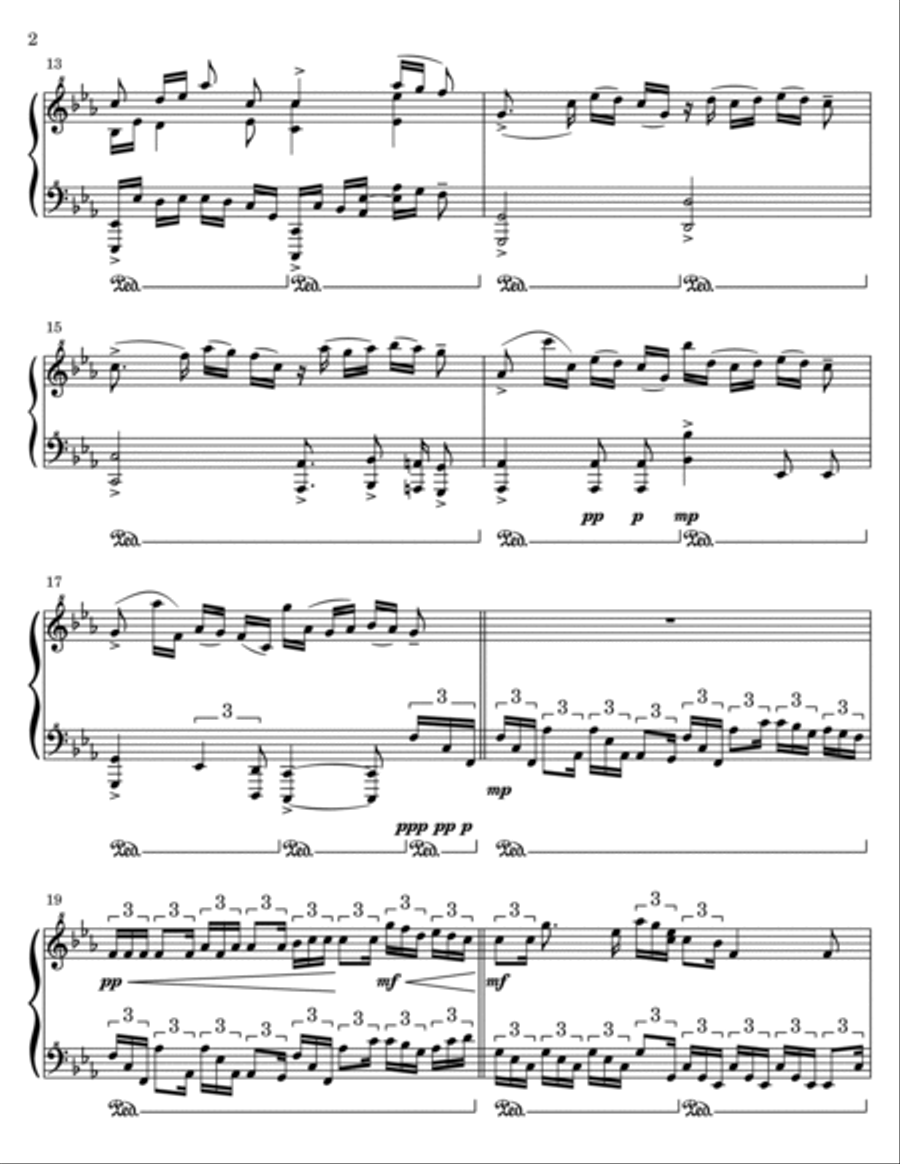 Empire of Ashes Empire of Ashes Piano Solo scores gallery preview page 2
