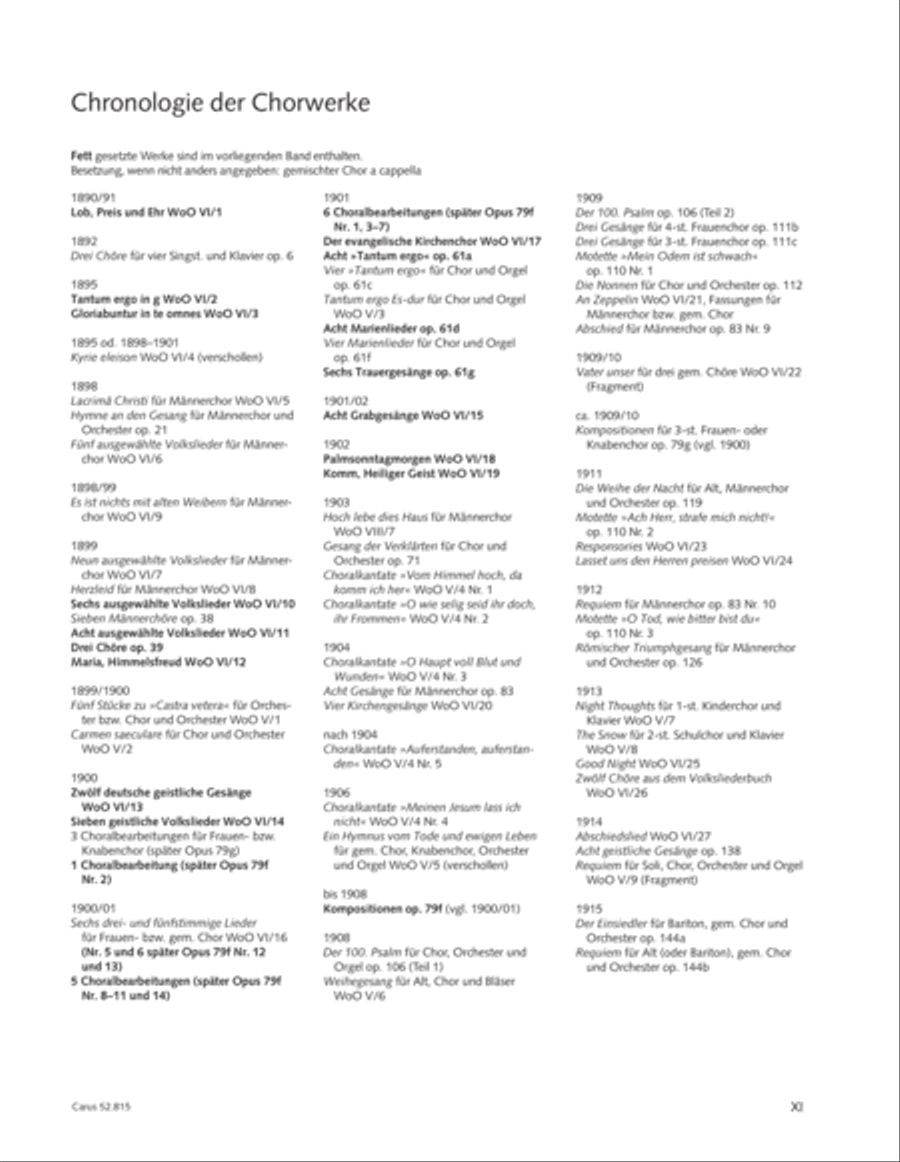 Reger Edition of Work, vol. II/8: Works for mixed voice unaccompanied choir I (1890 - 1902) A Cappella scores gallery preview page 11