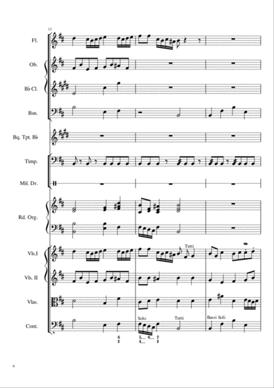 Funeral Anthem Chamber Orchestra scores gallery preview page 6