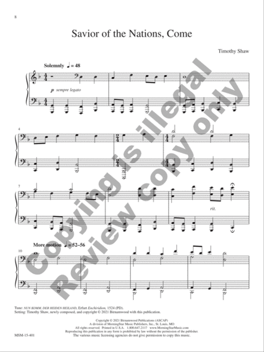 Nativity Scenes Piano Solo scores gallery preview page 6