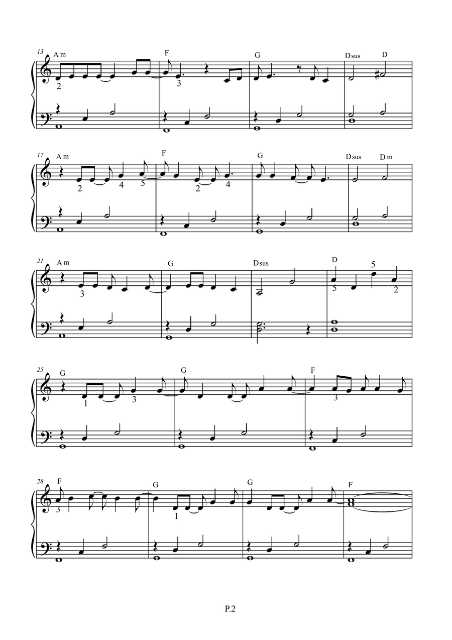 Let It Go (from Frozen) Easy Piano scores gallery preview page 2