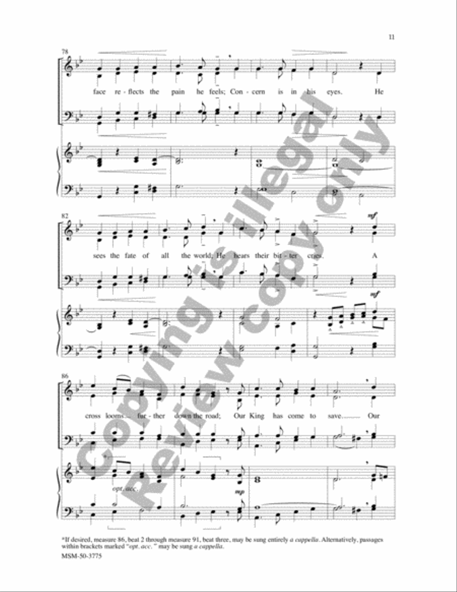 Hosannas Everywhere 4-Part scores gallery preview page 11