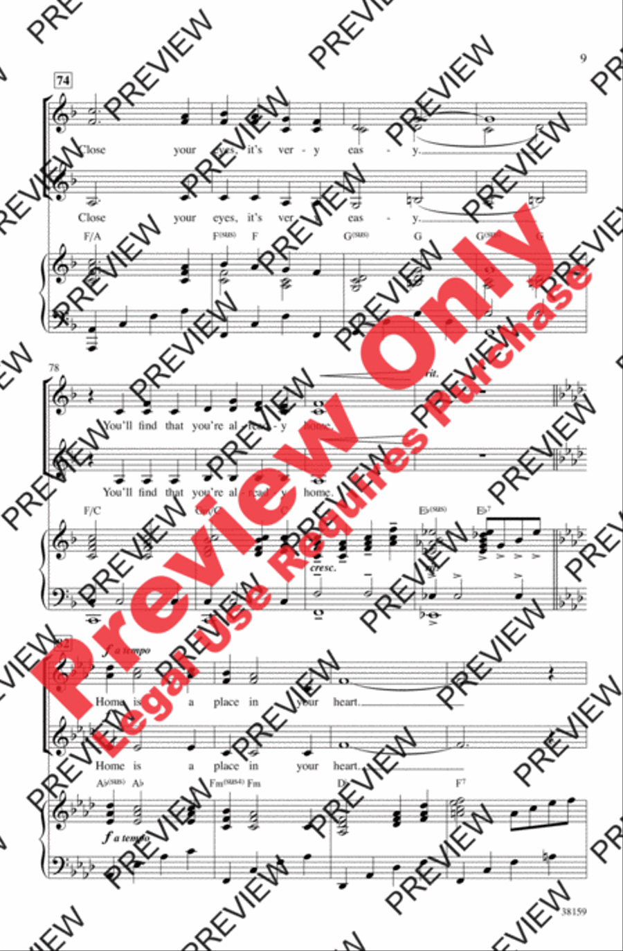 Already Home Already Home Women's Choir scores gallery preview page 9