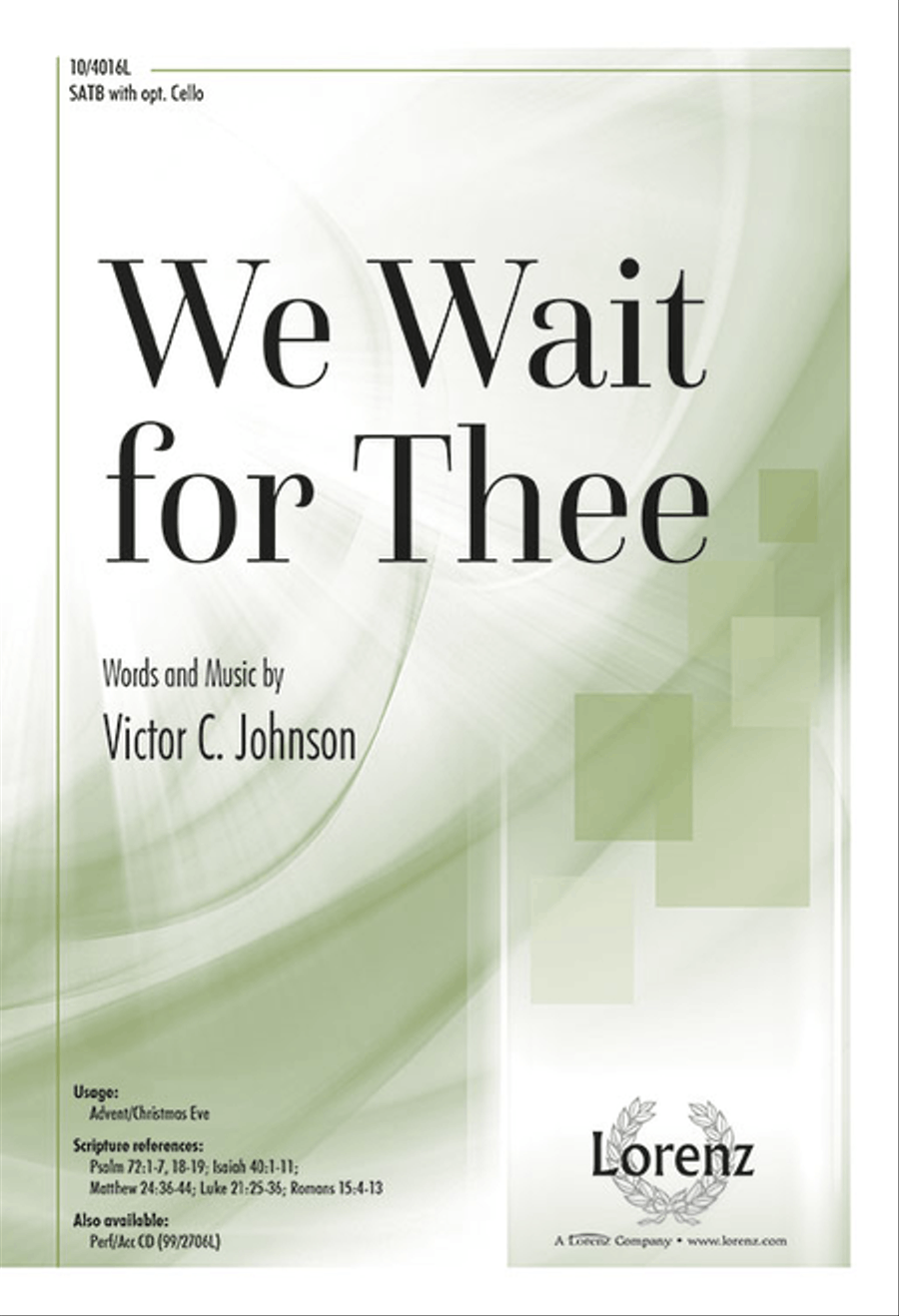 We Wait for Thee 4-Part scores gallery preview page 1
