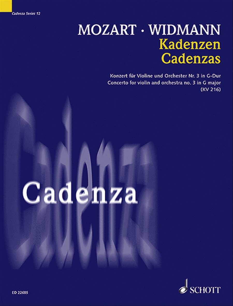 Cadenzas Violin scores gallery preview page 1