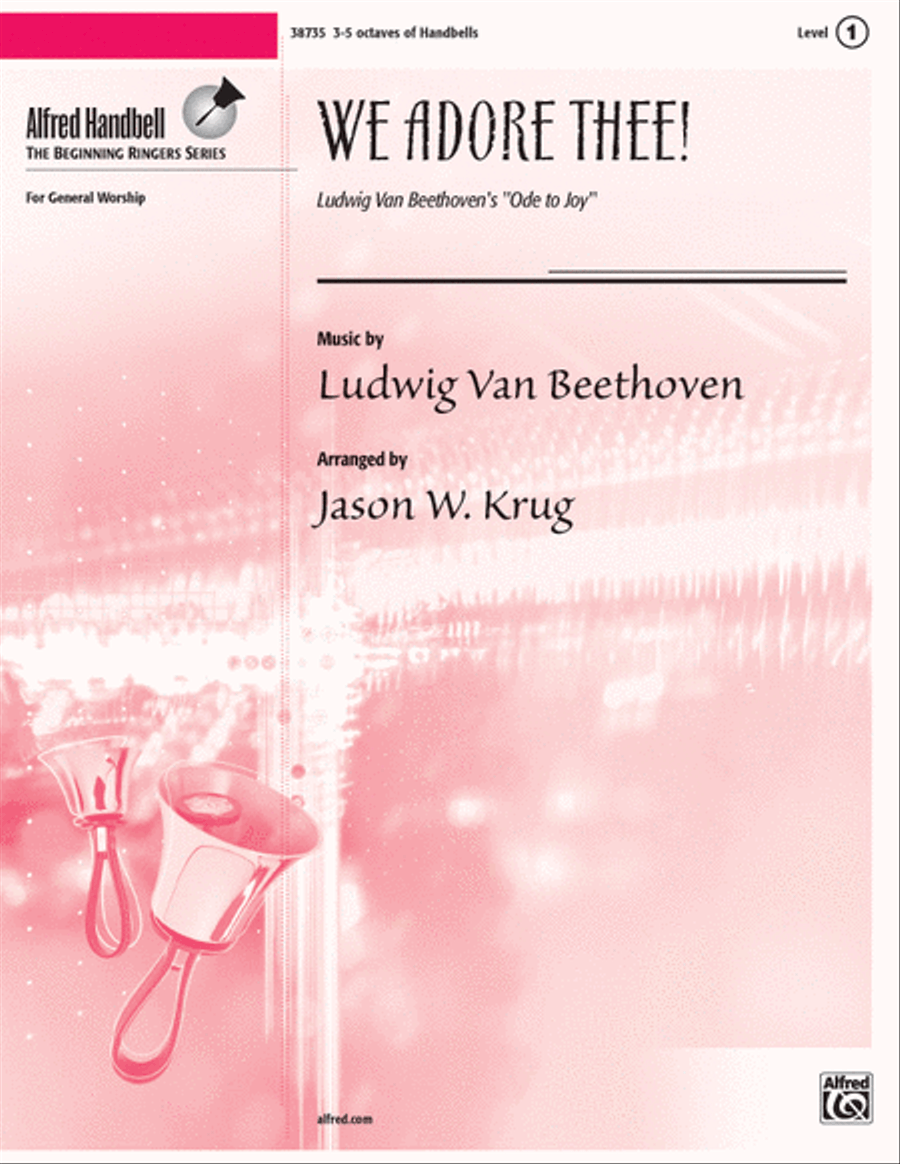 We Adore Thee! We Adore Thee! Handbell Choir scores gallery preview page 1