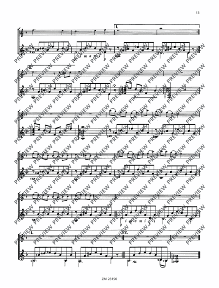 Spanish Air Recorder scores gallery preview page 14