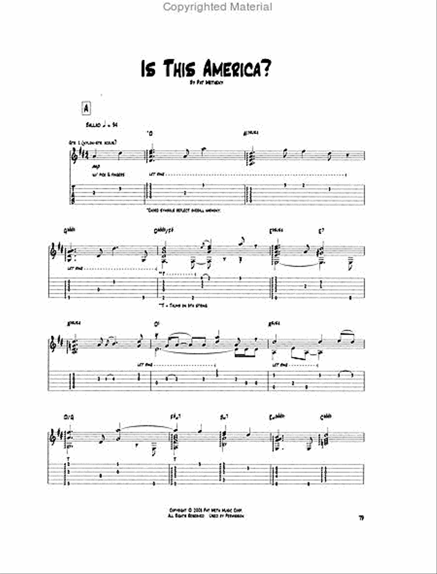 Pat Metheny with Christian McBride & Antonion Sanchez - Day Trip/Tokyo Day Trip Live Electric Guitar scores gallery preview page 5