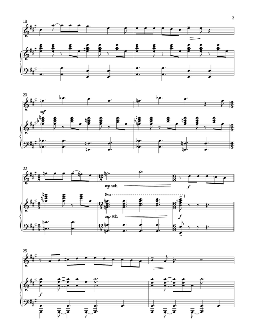 At The End Of The Day (from Les Miserables) Flute Solo scores gallery preview page 3