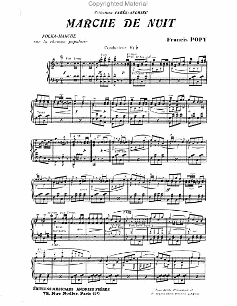 Marche de nuit Concert Band scores gallery preview page 2