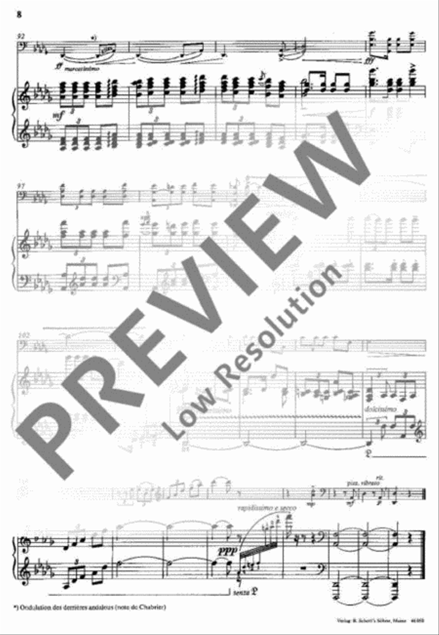 Habañera Piano Accompaniment scores gallery preview page 9