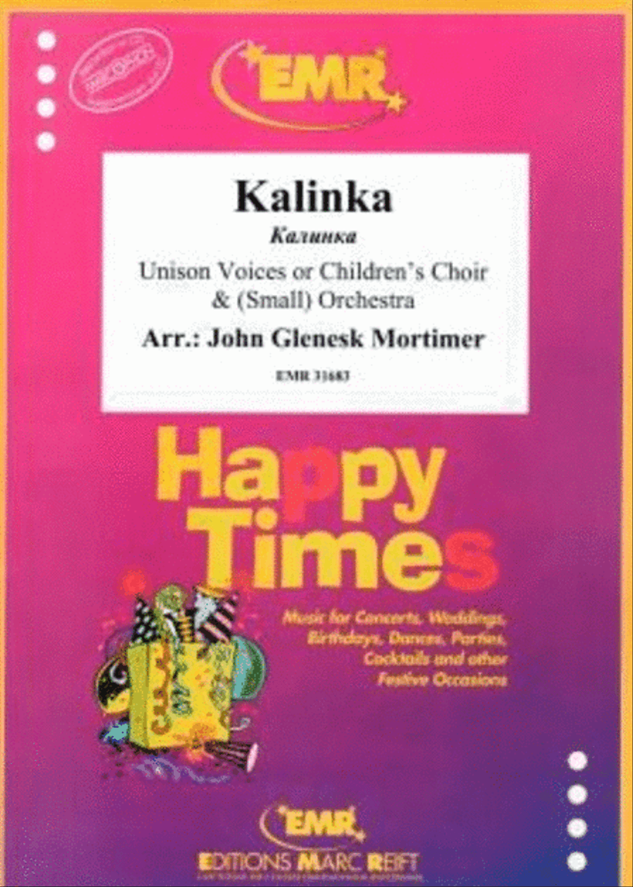 Kalinka Kalinka Unison Choir scores gallery preview page 1