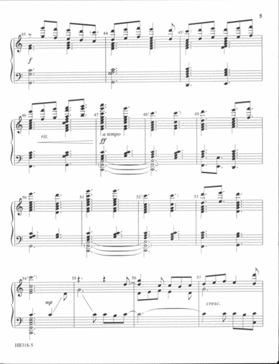 Bring a Torch, Jeannette, Isabella - Larson 5-Octaves scores gallery preview page 5
