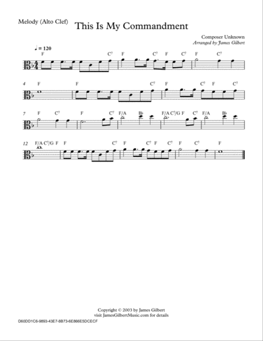 This Is My Commandment Full Orchestra scores gallery preview page 4