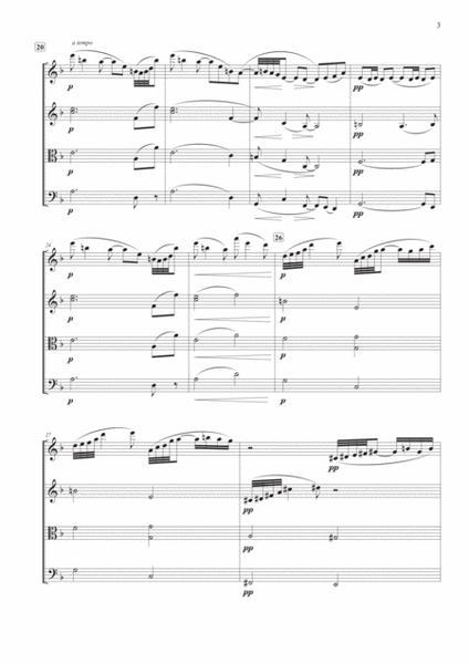 Prelude from "Suite Bergamasque" for String Quartet image number null
