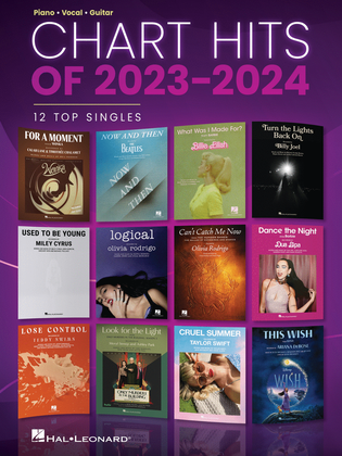 Book cover for Chart Hits of 2023-2024