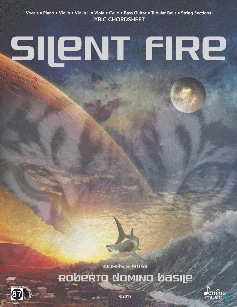 Silent Fire (Lyric-Chordsheet) Voice scores gallery preview page 1