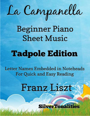 Book cover for La Campanella Beginner Piano Sheet Music 2nd Edition
