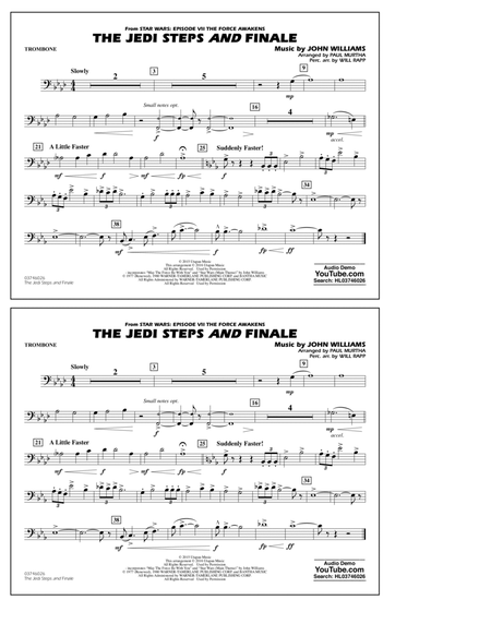 The Jedi Steps and Finale (from Star Wars: The Force Awakens) - Trombone