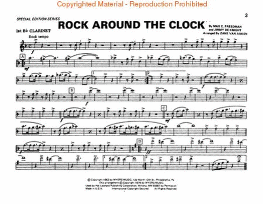 Hal Leonard Pop Classics – 1st Bb Clarinet