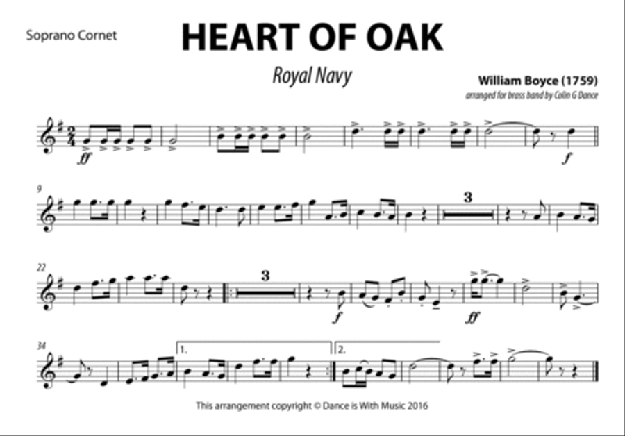 Heart of Oak Brass Band scores gallery preview page 5