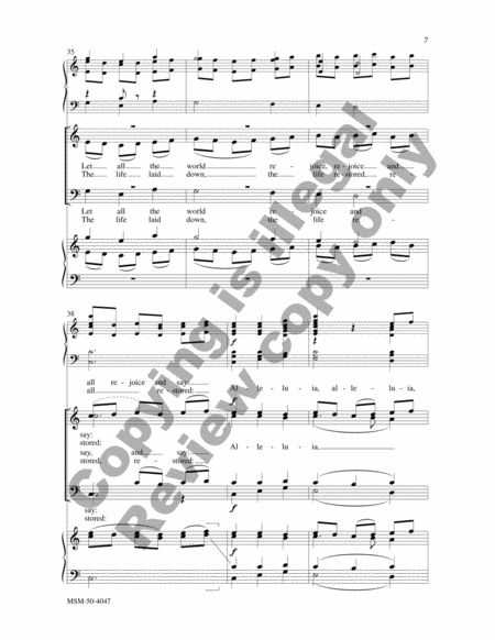Good Christian Friends, Rejoice and Sing (Choral Score)