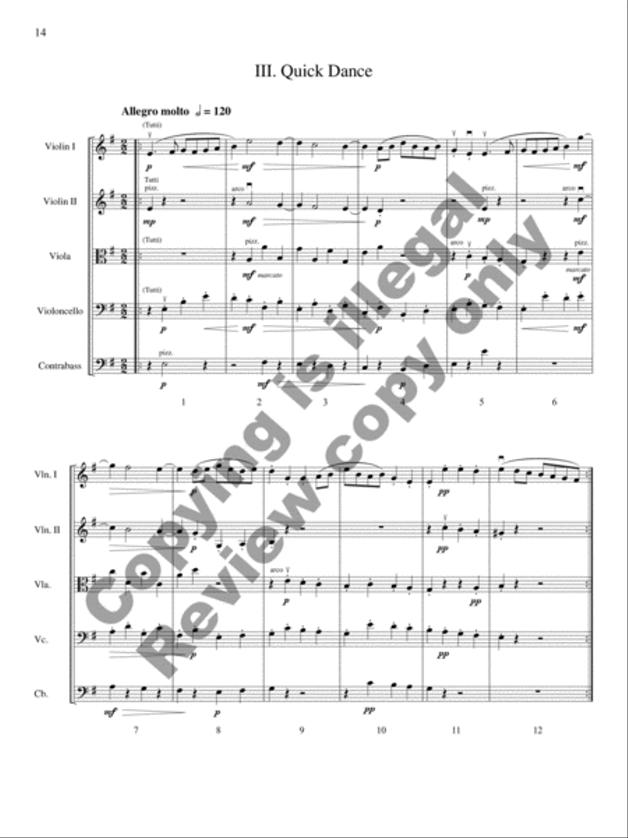 Charterhouse Suite Charterhouse Suite String Orchestra scores gallery preview page 7